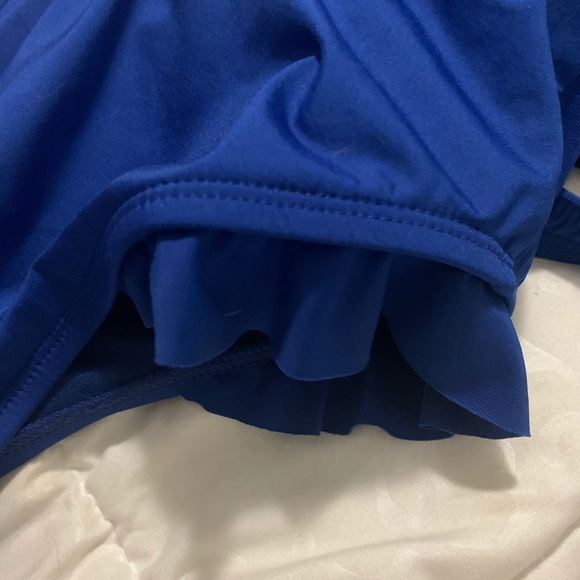 SOLD OUT BLUE Ruffled Scoop Neck - Picture 7 of 10